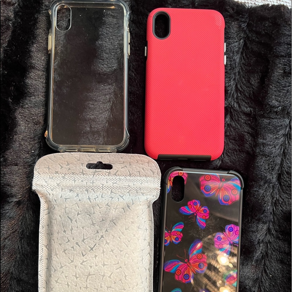 Bundle of 6 iPhone XR and two brand new iPhone 12 case never used. Make an offer